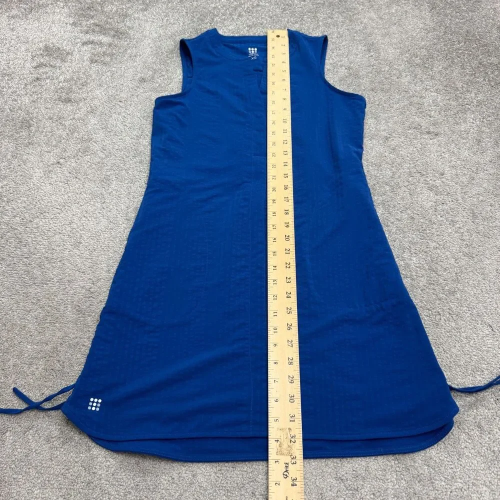 Title Nine Nimblene Athletic Shift Dress Womens XS Royal Blue Sleeveless NWOT - Picture 11 of 16